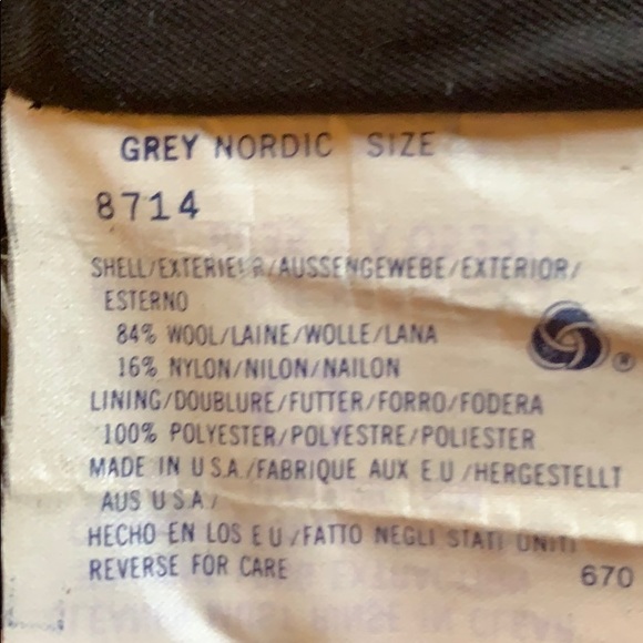 Vintage Woolrich Wool Nordic Blanket Jacket - Picture 5 of 8